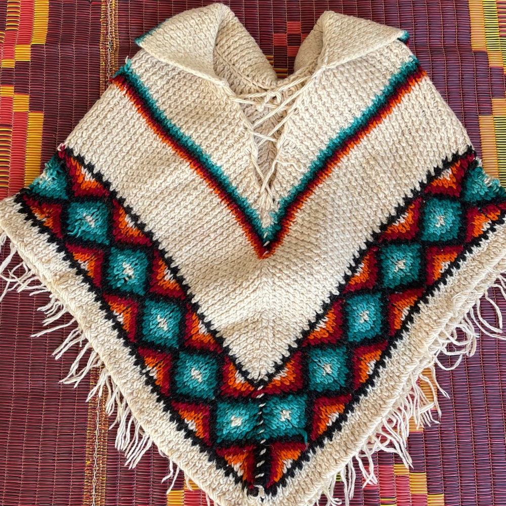 Vintage poncho